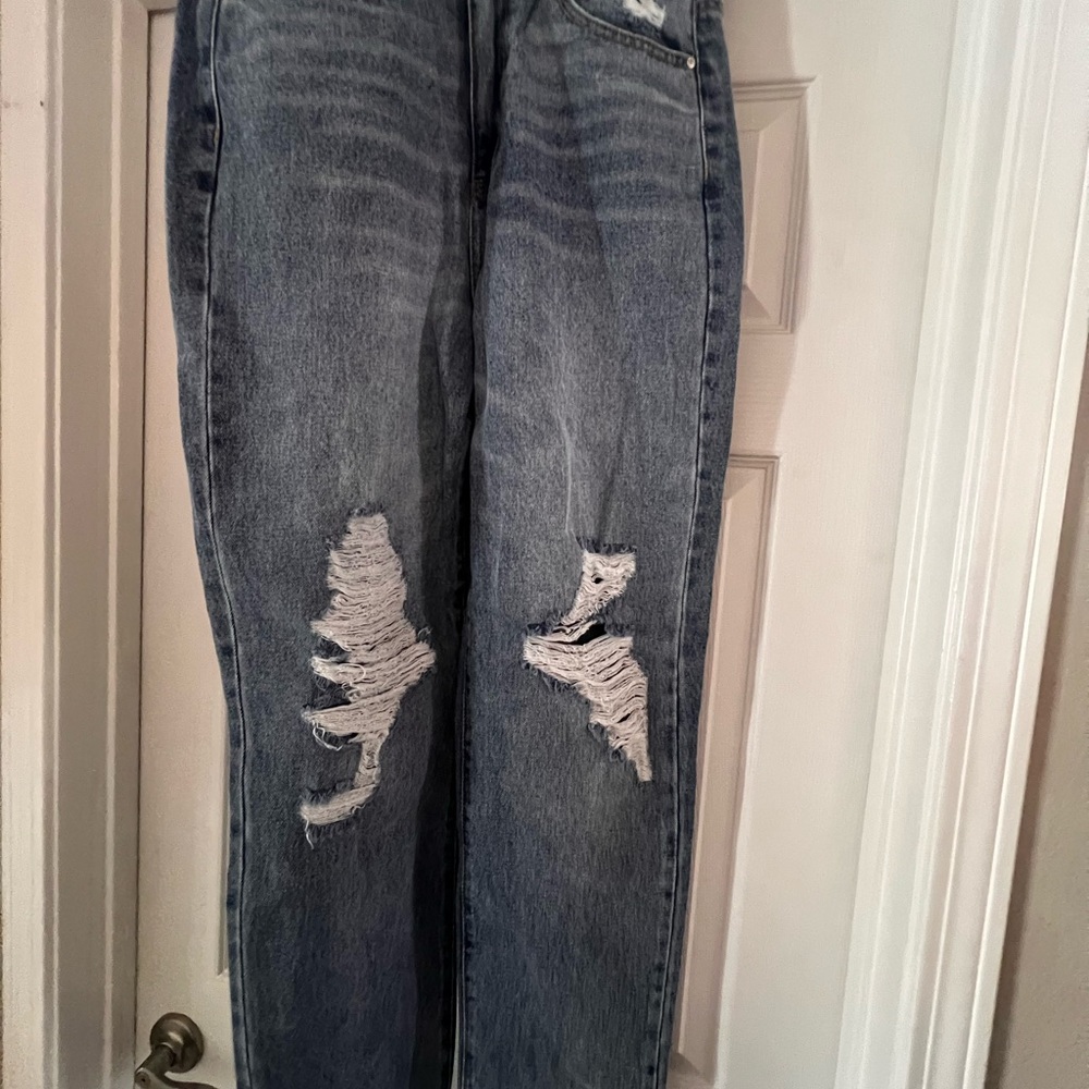 RSQ Women’s Blue Ripped Jeans - Picture 4 of 4